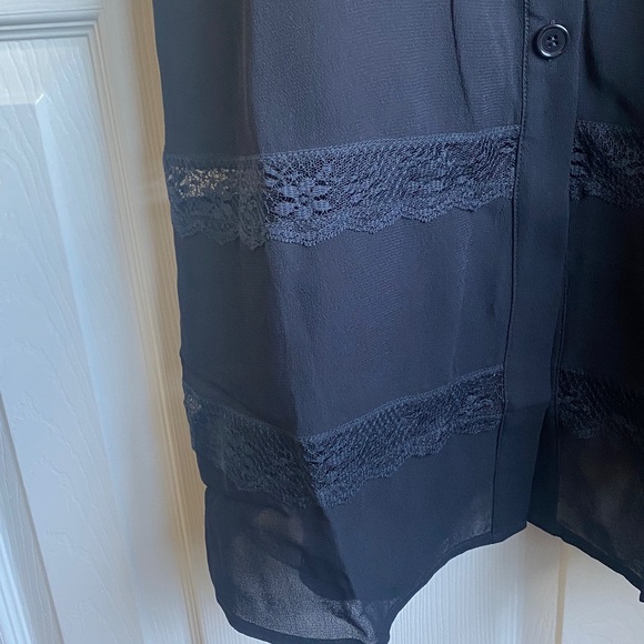 New Reformation Wynton Lace Midi Dress Black Size 2 - Picture 10 of 14